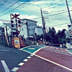 傘と自転車