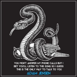 You Won't Answer My Phone Calls but I Bet You'll Listen to This Song so I Guess This Is the Only Way to Talk to You
