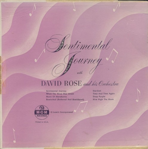 A Sentimental Journey With David Rose