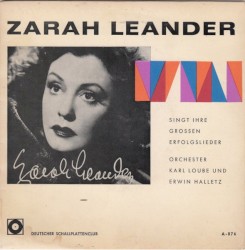 Zarah Leander singt ihre grossen Erfolgslieder