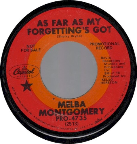 As Far as My Forgetting’s Got