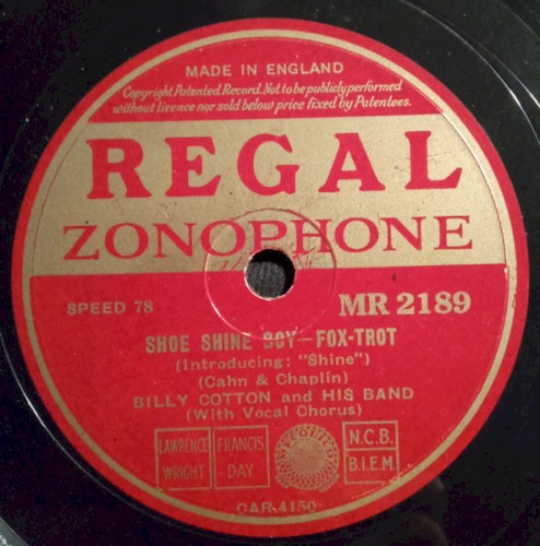 Shoe Shine Boy / Laughing Irish Eyes
