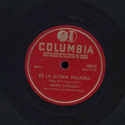 Es la última palabra / Falso