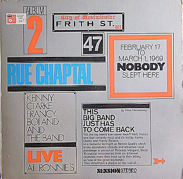 Live at Ronnie's - Rue Chaptal