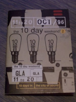 1996-10-17: King Tut’s Wah Wah Hut, Glasgow, Scotland, UK