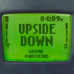 Upside down