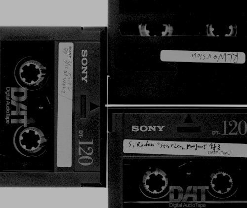 From DAT Archive #9 Relationships with Other Artists