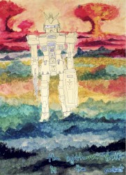 the lighthouse itself is the rocket