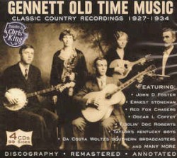 Gennett Old Time Music: Classic Country Recordings 1927-1934