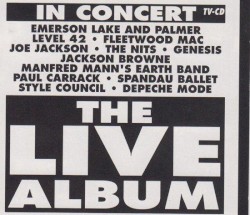 In Concert the Live Album, Vol.1