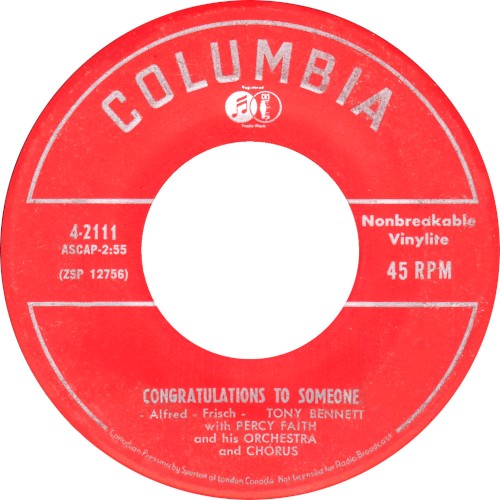 Congratulations to Someone / Take Me