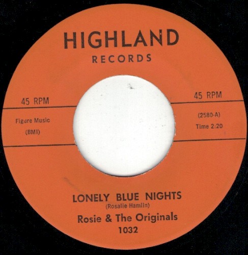 Lonely Blue Nights / We'll Have A Chance