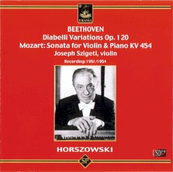 Beethoven: Diabelli Variations, op. 120 / Mozart: Sonata for Violin & Piano, KV. 454