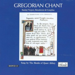 Gregorian Chant: Sunday Vespers, Benediction & Compline