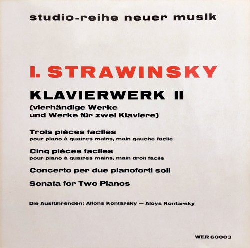 Klavierwerk II (vierhändige Werke und Werke für zwei Klaviere)