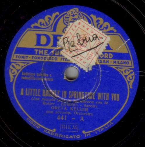 A Little Ramble in Springtime With You / Give Me a Heart to Sing To