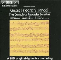 The Complete Recorder Sonatas