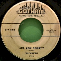 Are You Sorry? / We're Getting Married