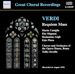 Requiem (Maria Caniglia, Ebe Stignani, Beniamino Gigli, Ezio Pinza)