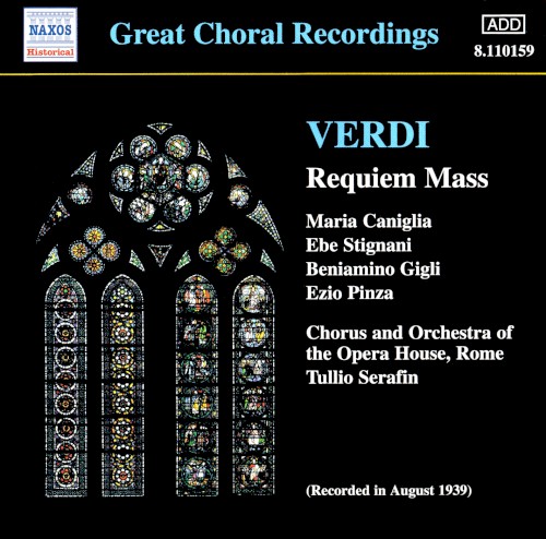 Requiem (Maria Caniglia, Ebe Stignani, Beniamino Gigli, Ezio Pinza)