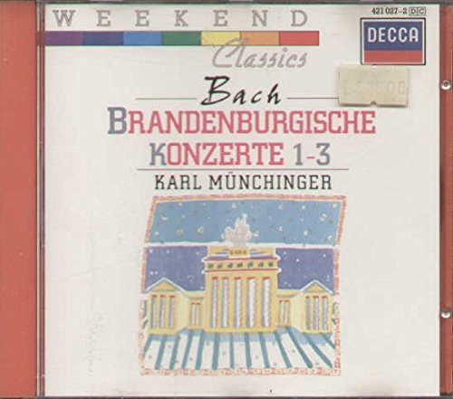 Brandenburg Concertos 1–3