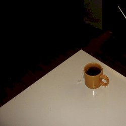 sipping my tea