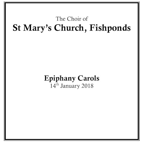Epiphany Carols 2018