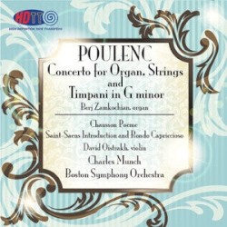Poulenc Concerto In G Minor For Organ, Strings And Timpani