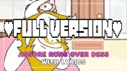 Asgore Runs Over Dess