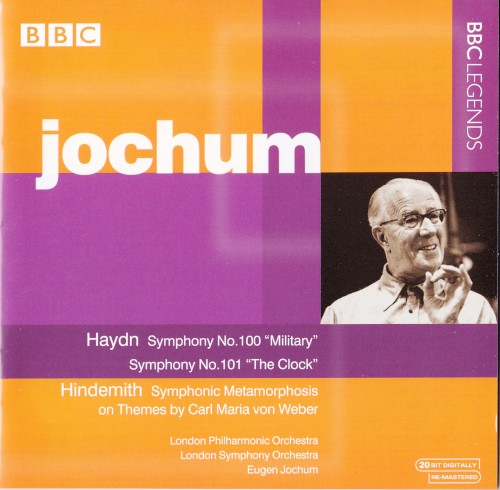 Haydn: Symphony no. 100 "Military" / Symphony no. 101 "The Clock" / Hindemith: Symphonic Metamorphosis on Themes by Carl Maria von Weber