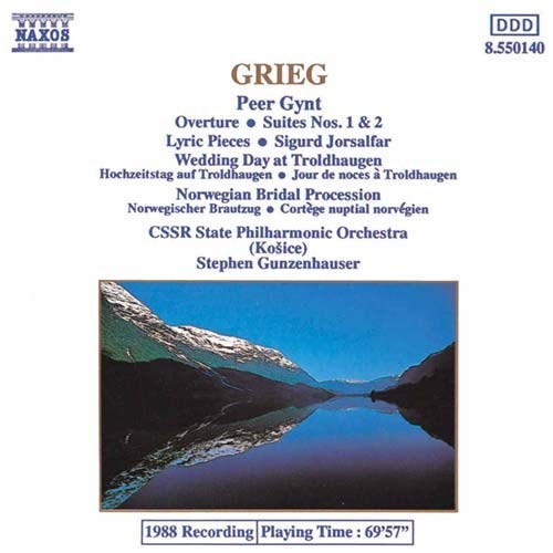 Peer Gynt: Overture - Suites Nos. 1 & 2 / Lyric Pieces / Sigurd Jorsalfar / Wedding Day at Troldhaugen / Norwegian Bridal Procession