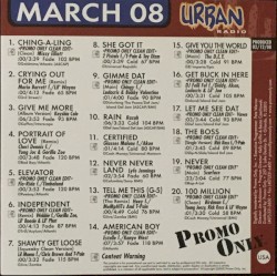 Promo Only: Urban Radio, March 2008