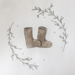 muddy boots and messy hair