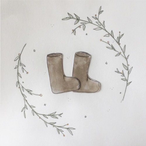 muddy boots and messy hair
