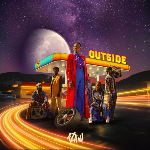 Outside