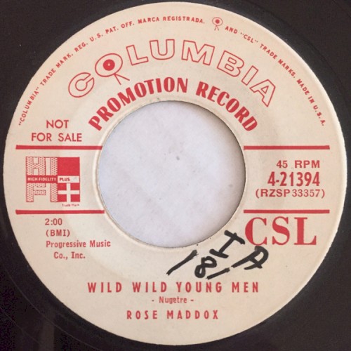 Wild Wild Young Men / Second Choice