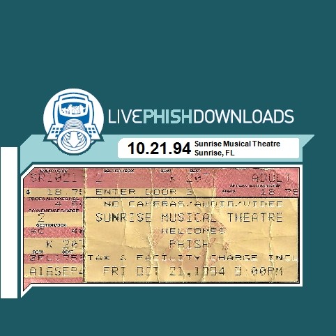 1994-10-21: Sunrise Musical Theatre, Sunrise, FL, USA