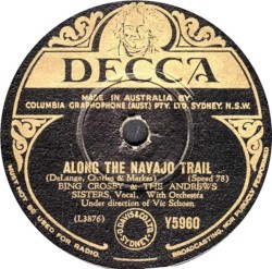 Along the Navajo Trail / I Can’t Believe That You’re in Love With Me
