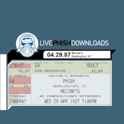 1987‐04‐29: Nectar’s, Burlington, VT, USA