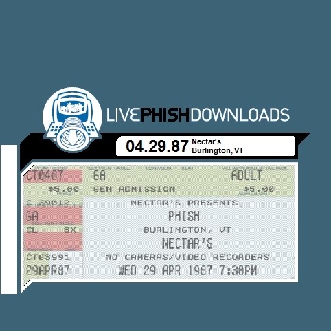 1987‐04‐29: Nectar’s, Burlington, VT, USA