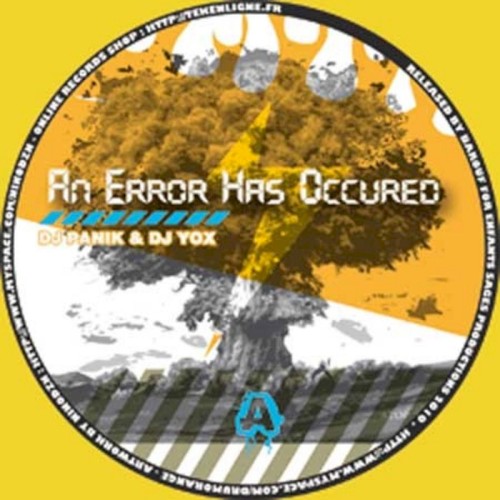 An Error Has Occured