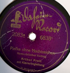 Piefke ohne Nachtzeichen / In der Instruktionsstunde