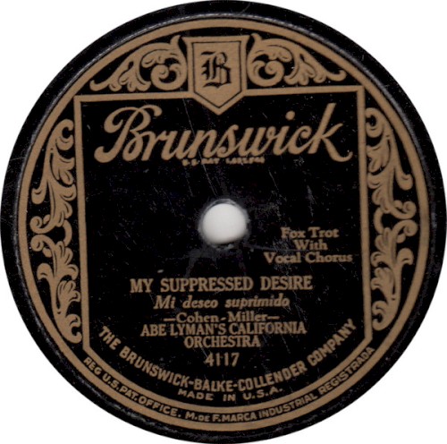 My Suppressed Desire / Sweethearts on Parade