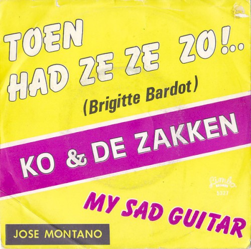 Toen had ze ze zo