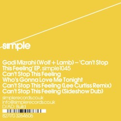 Can't Stop This Feeling EP