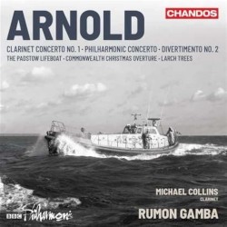 Clarinet Concerto no. 1 / Philharmonic Concerto / Divertimento no. 2 / The Padstow Lifeboat / Commonwealth Christmas Overture / Larch Trees