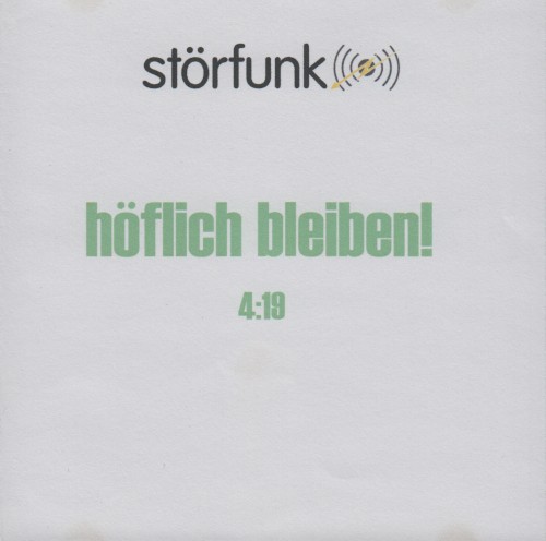 Höflich bleiben!
