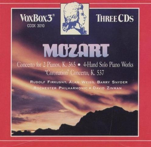 Concerto for 2 Pianos, K. 365 / 4-Hand Solo Piano Works / "Coronation" Concerto, K. 537