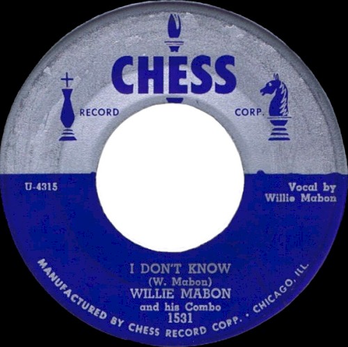 I Don’t Know / Worry Blues