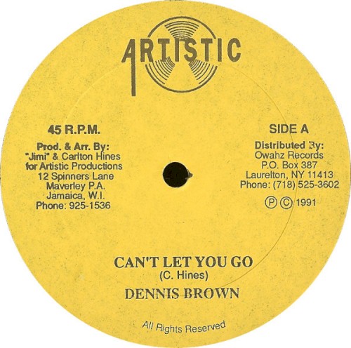Can't Let You Go